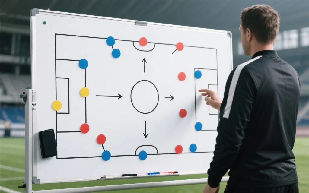 战术板与球员位置示意，展示进攻核心与球权流向